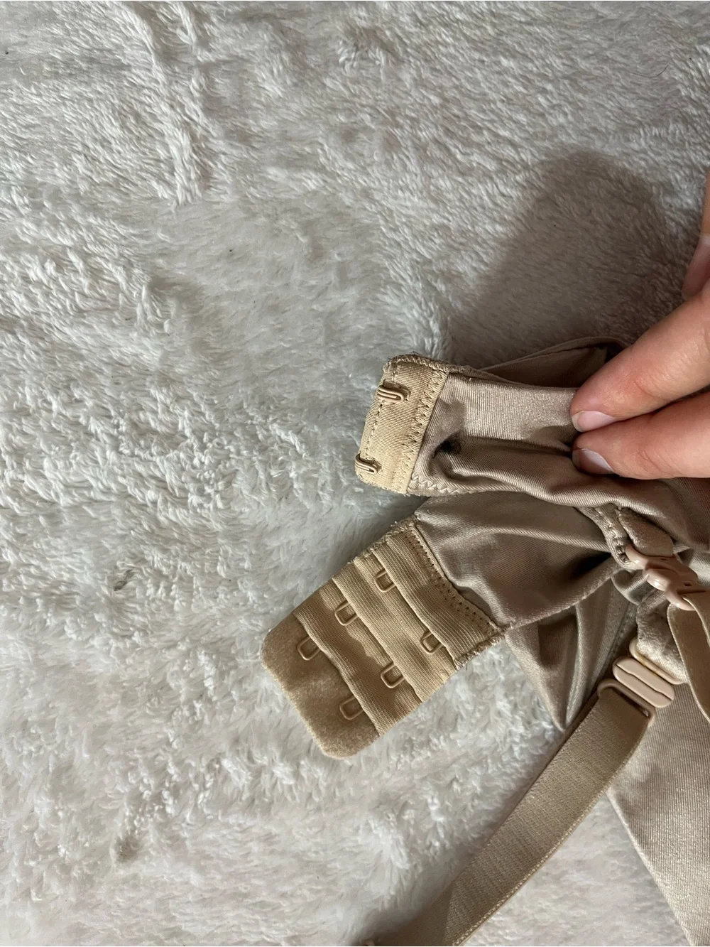 Auden The Icon Lightly Lined Everyday Beige Nude T-Shirt Bra Smooth Support 38B